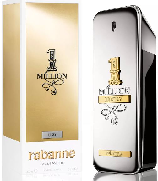 One Million Lucky 3.4oz EDT for Men By Paco Rabanne