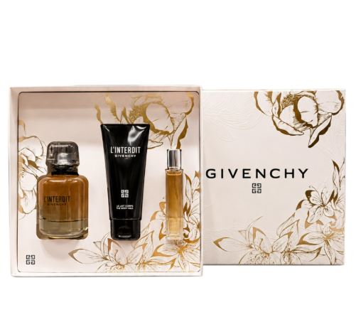 Givenchy L'Interdit  2.7oz Eau de Parfum + 2.5oz Lotion + Mini