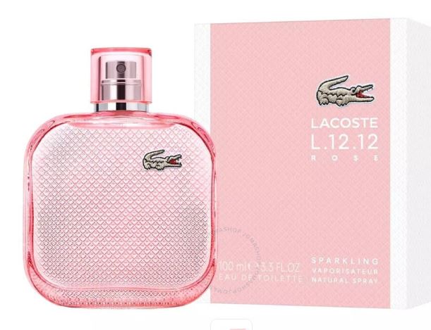 Lacoste Rose Sparkling 3.0oz Eau de Toilette