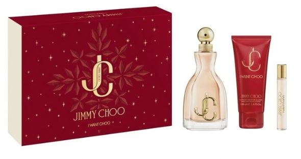 I Want Choo by Jimmy Choo 3.4oz Eau de Parfum Set for Women + Mini + BO