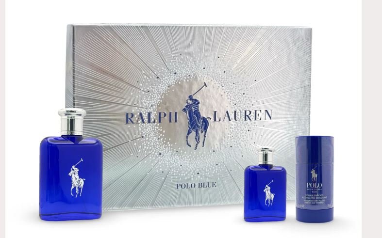 Polo Blue 4.2oz Eau de Toilette + 1.3oz + Deodorant Stick