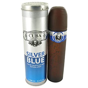 Cuba Silver Blue 3.4oz Eau de Toilette for Men