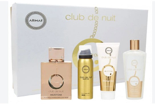 Club de Nuit Milestone 3.5oz Edp+Lotion+Deo+Gel