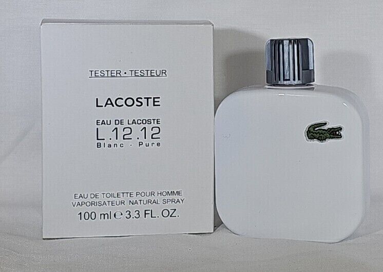 Tester Lacoste Blanc 3.3oz Edt for Men