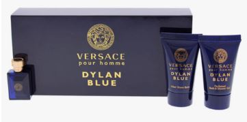 Dylan Blue Mens Mini Edt + After Shave+ Gel by Versace