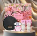 Bright Crystal Versace Set 3.0oz Edt+Lotion+Gel+Make Up Case