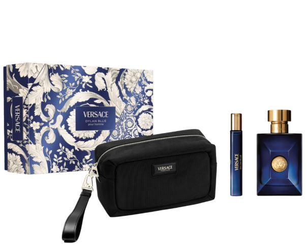 Dylan Blue Mens 3.4ozEdt + 10 ml + Bag by Versace