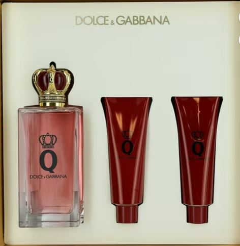 Queen By D&G 3.4oz Edp + Lotion + Gel   (Dolce & Gabbana)