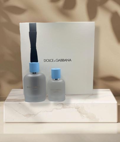 Light Blue Men 4.2oz Edt + 50ml Edt By Dolce Gabbana  D&G