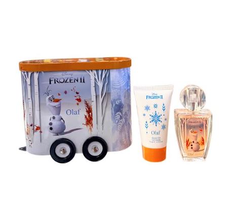 Frozen2 Olaf 1.7oz+Shower Gel + Tin Train