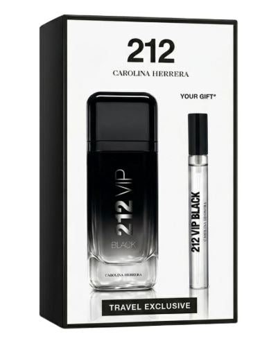 212 Men VIP Black 3.4oz Edp + 10ml Mini