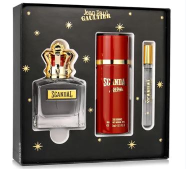Scandal 3.4oz Edt + 10ml + Deo By Jean Paul Gaultier for Men
