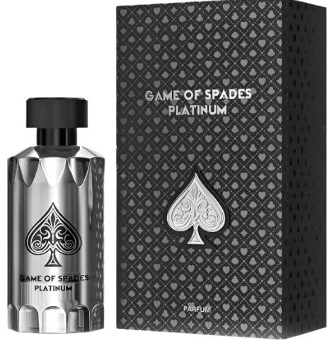 Jo Milano Game of Spades Platinum 3.4oz Parfum for Men