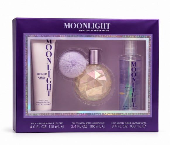 Moonlight by Ariana Grande 3.4oz Edp + Body Lotion + Body Mist