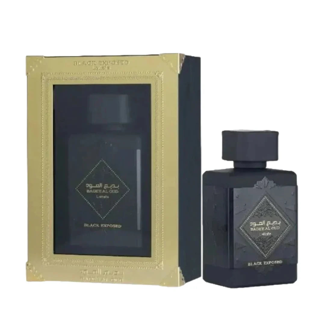 Lattafa Bade'e Al Oud Black Exposed 3.4oz Eau De Parfum