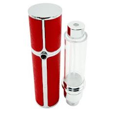 LUXURY METALLIC TRAVEL ATOMIZER 10ML COLOR RED
