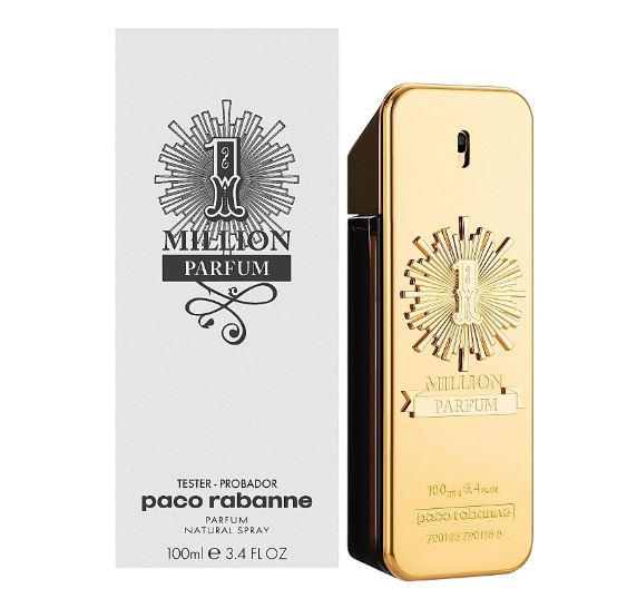 Tester One Million Parfum 3.4oz by Paco Rabanne for Men