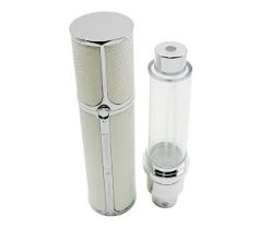 LUXURY METALLIC TRAVEL ATOMIZER 10ML COLOR WHITE
