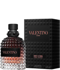 Valentino Uomo Born In Roma Coral Fantasy bottle and box