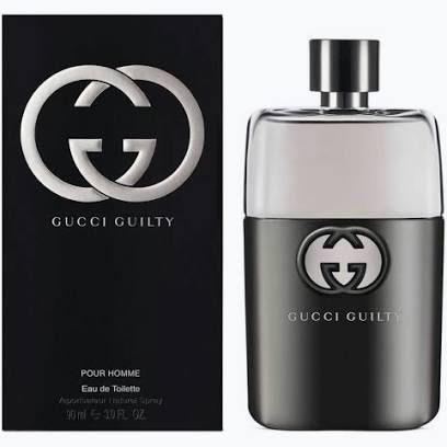 Gucci Guilty Pour Homme Eau De Toilette bottle and box