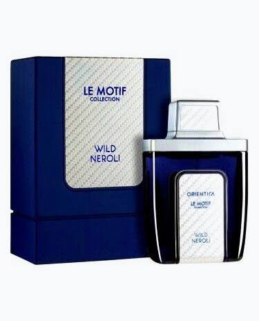 Orientica Le Motif Wild Neroli Eau De Parfum bottle and box