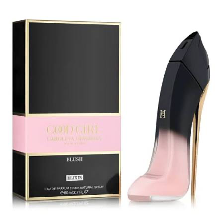 Carolina Herrera Good Girl Blush Elixir Eau de Parfum 2.7 oz bottle and box