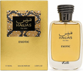 Hawas Exotic For Him 3.4 oz Eau de Parfum bottle and gold box by Rasasi