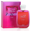 Hawas Pink For Her 3.4 oz Eau de Parfum pink bottle and box by Rasasi