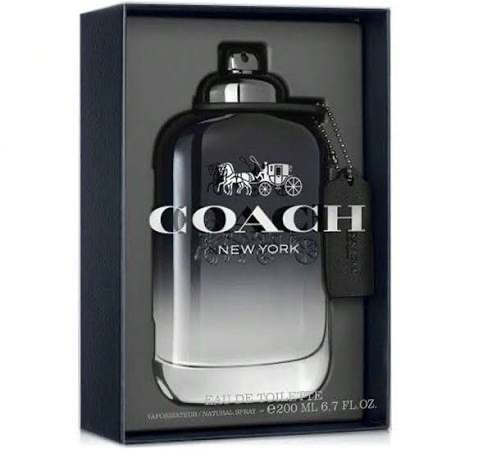 Coach New York for Men 6.7 oz Eau de Toilette in black presentation box