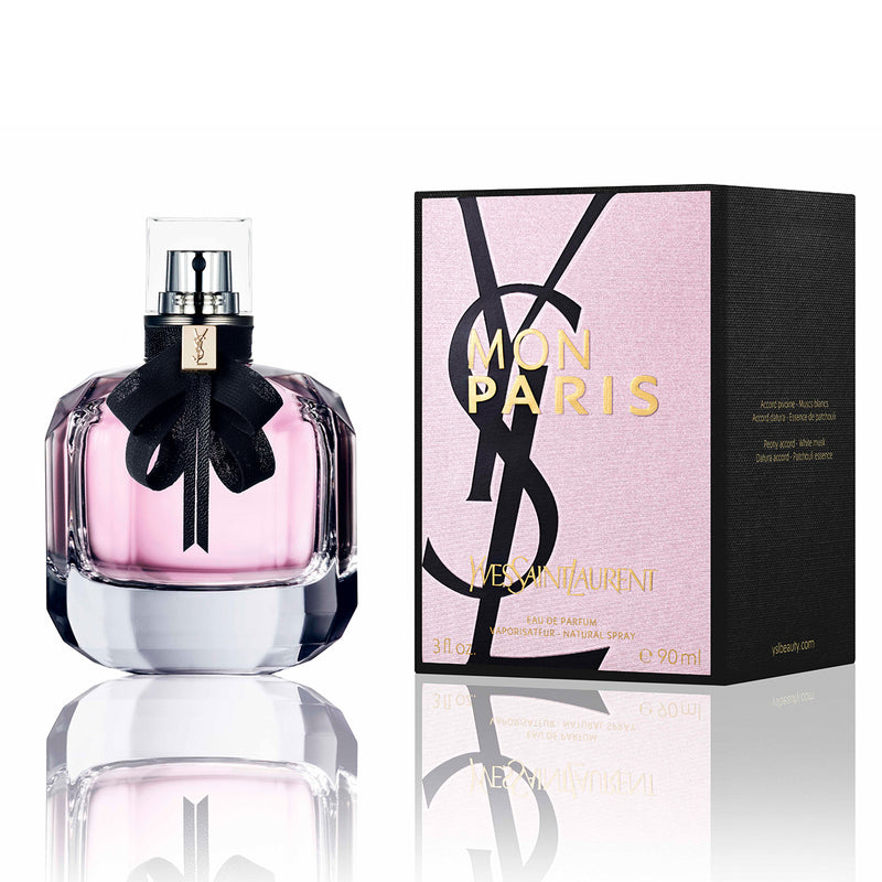 Yves Saint Laurent Mon Paris 3.0 oz Eau de Parfum bottle and box