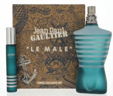 Jean Paul Gaultier Le Male EDT, travel-size bottle and gift box