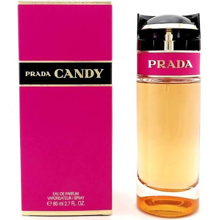 Prada Candy Eau de Parfum 80 ml 2.7 oz bottle and pink box