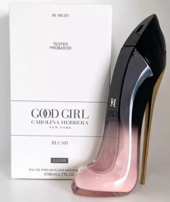 Carolina Herrera Good Girl Blush Elixir 2.8 oz tester bottle and tester box