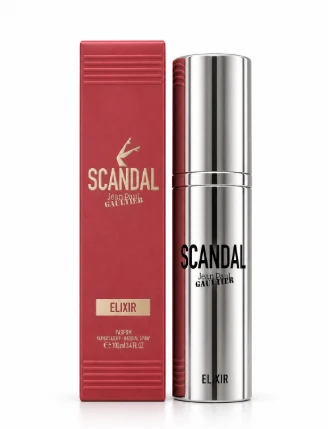 Jean Paul Gaultier Scandal Elixir mini bottle and box