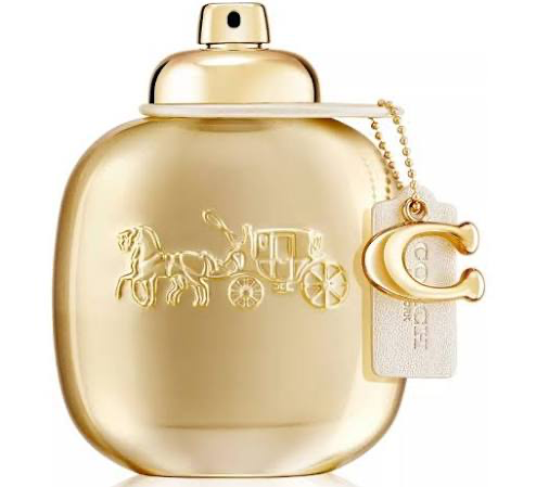 Gold Coach New York Gold Parfum tester bottle