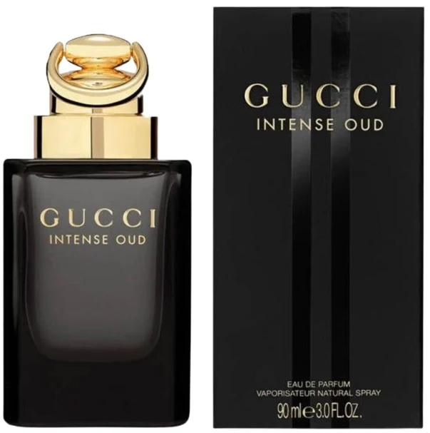 Gucci Intense Oud Eau De Parfum bottle and box