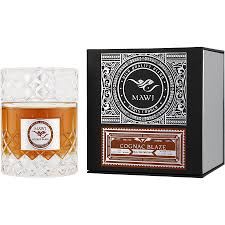 Paris Corner Mawj Cognac Blaze Eau de Parfum 3.4 oz bottle and black box