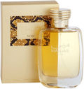 Rasasi Hawas For Her 3.4 oz eau de parfum bottle with gold snakeskin box