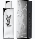 Yves Saint Laurent MYSLF L'Absolu silver bottle and box