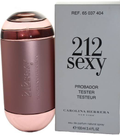 Carolina Herrera 212 Sexy Eau de Parfum for Women 3.4 oz tester bottle and tester box