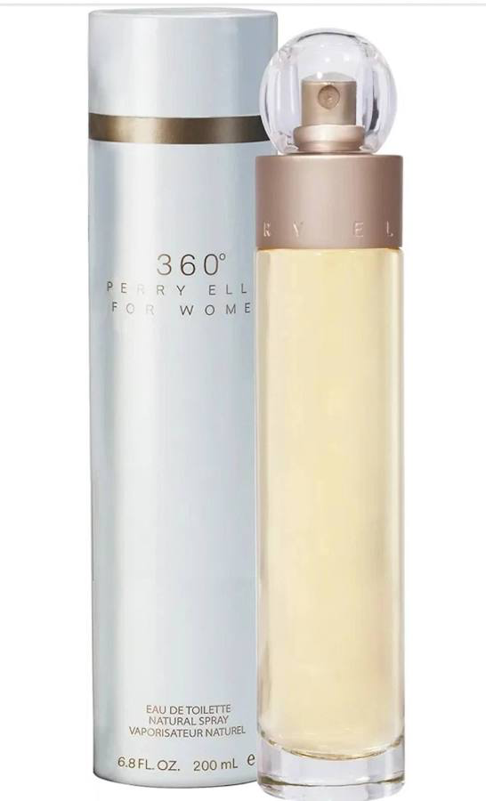 Perry Ellis 360 for Women Eau de Toilette spray bottle and silver box
