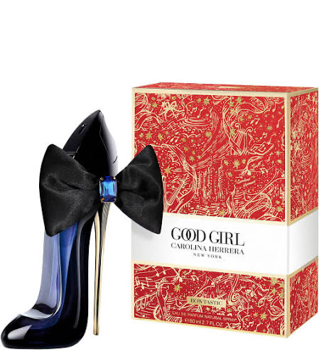 Carolina Herrera Good Girl Bowtastic Edition 2.7 oz bow stiletto bottle and box