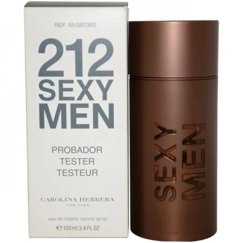 Carolina Herrera 212 Sexy Men Eau de Toilette 3.4 oz bottle with tester box