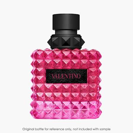 Valentino Donna Born in Roma Extradose pink bottle, original bottle shown for reference only; tester presentation may differ