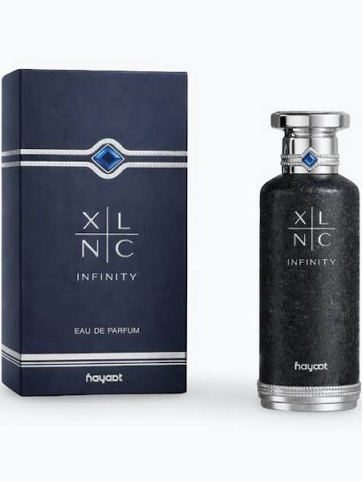 Hayaat XLNC Infinity Eau De Parfum bottle and box