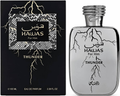 Hawas Thunder 3.4 oz Eau de Parfum by Rasasi with silver bottle and black presentation box
