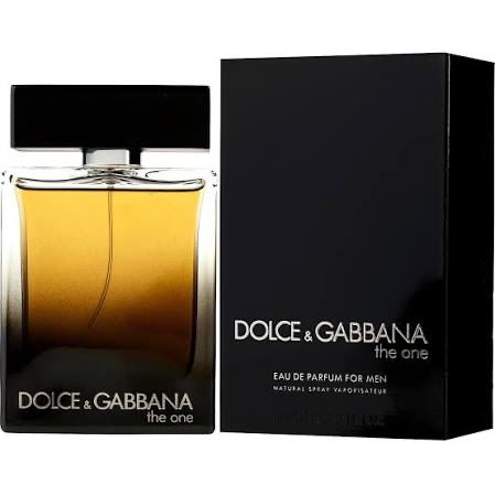 Dolce & Gabbana The One Eau de Parfum for Men 3.4 oz amber bottle and black box