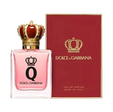 Q by Dolce & Gabbana Eau de Parfum 5 ml mini crown-cap bottle and red box