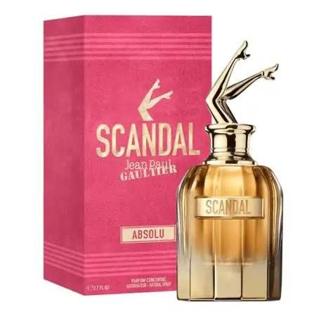 Jean Paul Gaultier Scandal Absolu bottle and pink box