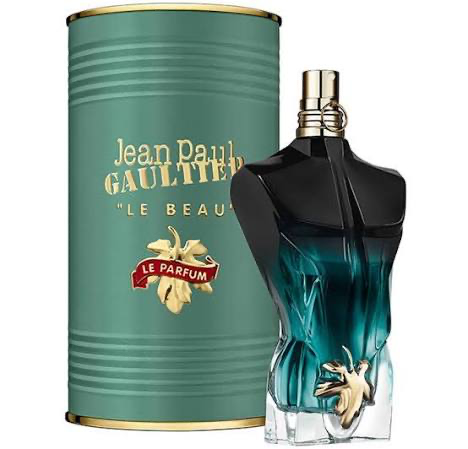 Jean Paul Gaultier Le Beau Le Parfum bottle and packaging